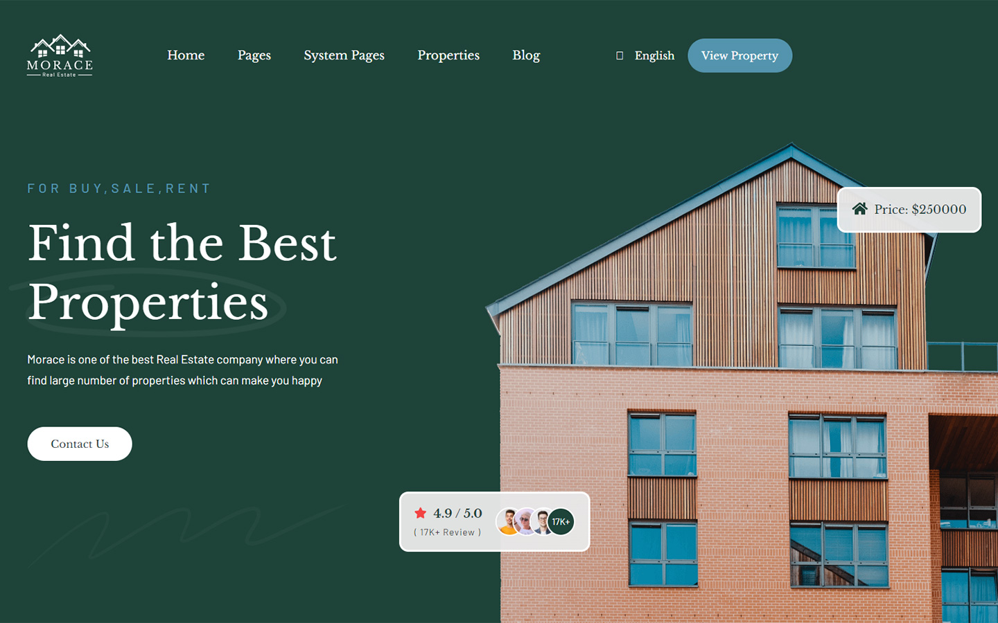 Morace Pro - Real Estate Theme for HubSpot - CodFer