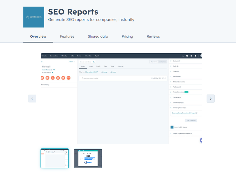 SEO Reports