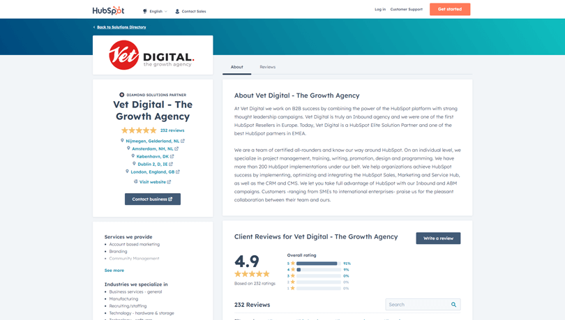 Vet Digital - The Growth Agency