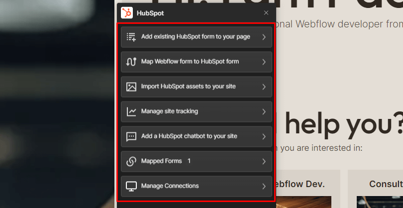 Add HubSpot Form to your page