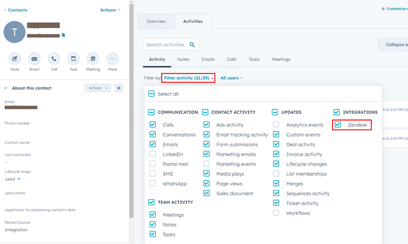 Configure Settings in HubSpot